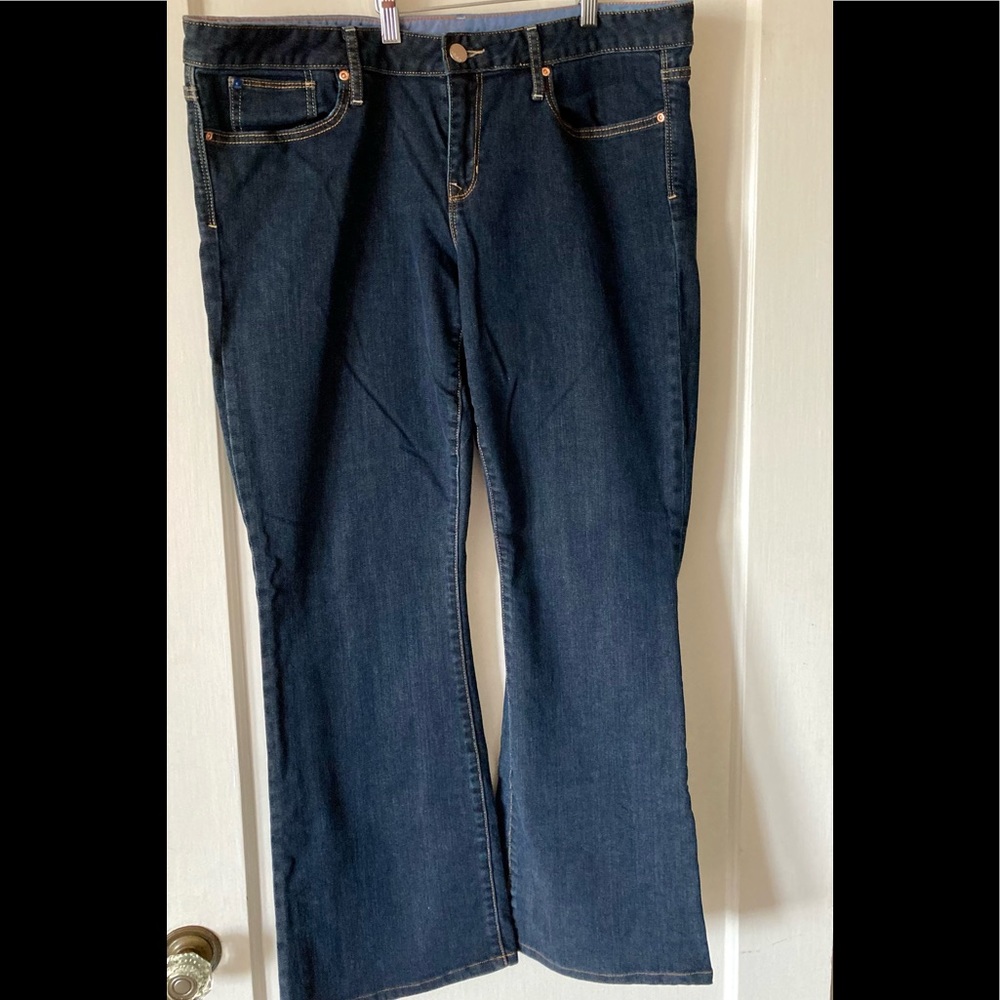 GAP 1969 curvy wide leg jeans, size 16/ 33R